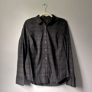 JCrew plaid button down shirt